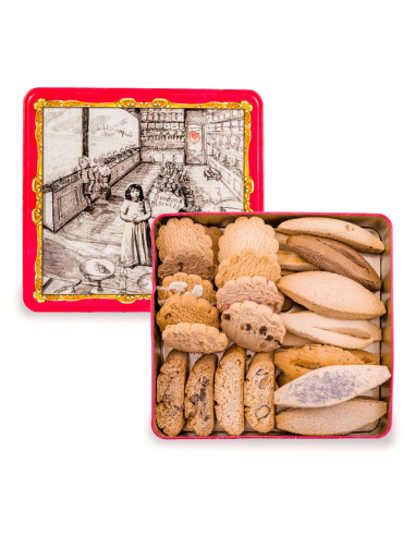 Biscuits assortis - Boite métallique...