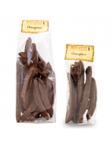 Orangettes confites au Chocolat noir...
