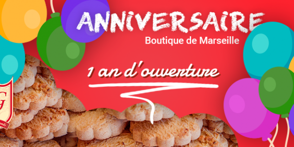 Anniversaire de la boutique de Marseille