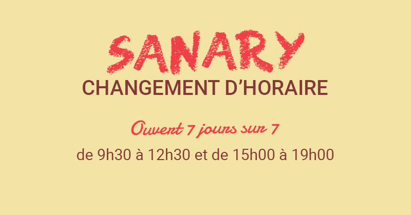 Changement d'horaire à Sanary-sur-Mer